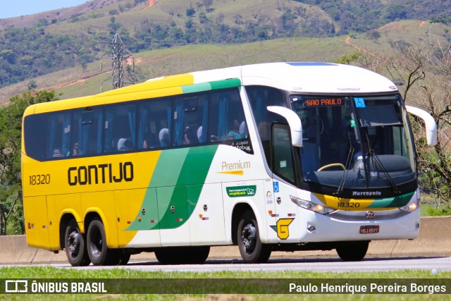 Empresa Gontijo de Transportes 18320 na cidade de Roseira, São Paulo, Brasil, por Paulo Henrique Pereira Borges. Número da foto: #12401094.