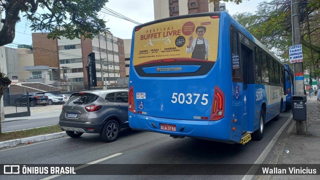 Transol Transportes Coletivos 50375 na cidade de Florianópolis, Santa Catarina, Brasil, por Wallan Vinicius. Número da foto: #12399530.