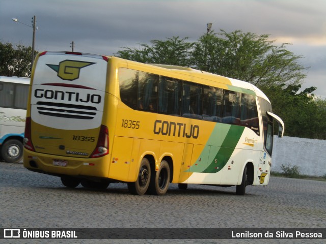 Empresa Gontijo de Transportes 18355 na cidade de Caruaru, Pernambuco, Brasil, por Lenilson da Silva Pessoa. Número da foto: #12401293.