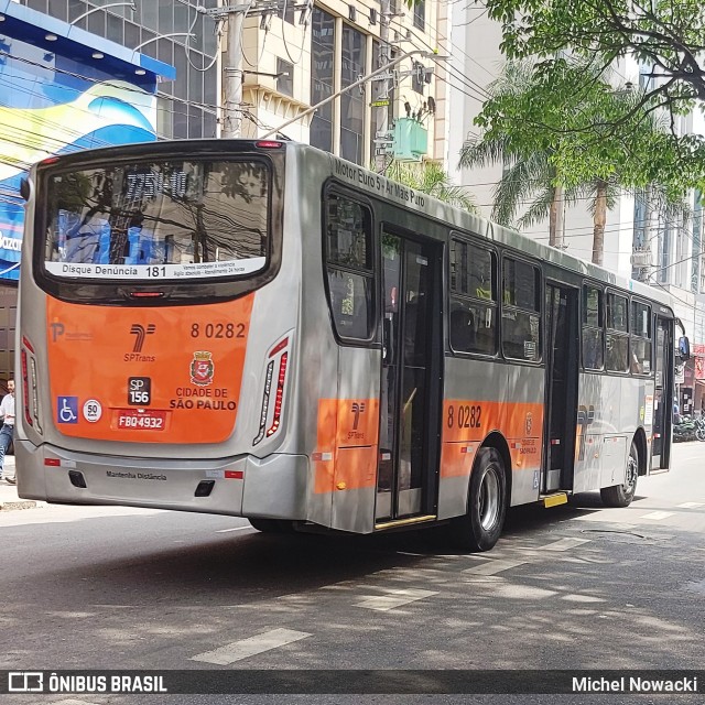TRANSPPASS - Transporte de Passageiros 8 0282 na cidade de São Paulo, São Paulo, Brasil, por Michel Nowacki. Número da foto: #12401658.