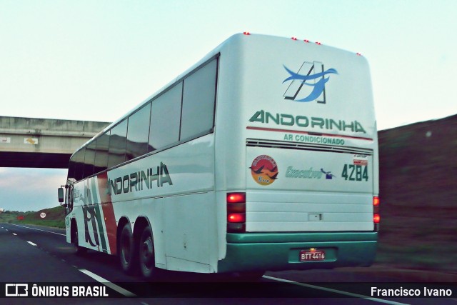Empresa de Transportes Andorinha 4284 na cidade de Regente Feijó, São Paulo, Brasil, por Francisco Ivano. Número da foto: #12401565.