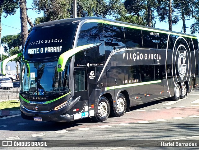 Viação Garcia 96100 na cidade de Curitiba, Paraná, Brasil, por Hariel Bernades. Número da foto: #12399872.