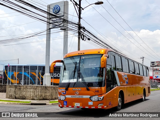 TRACOPA - Transportes Costarricenses Panameños 48 na cidade de La Uruca, San José, San José, Costa Rica, por Andrés Martínez Rodríguez. Número da foto: #12401375.