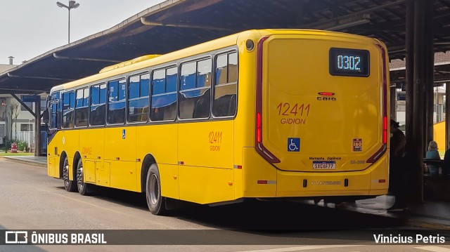 Gidion Transporte e Turismo 12411 na cidade de Joinville, Santa Catarina, Brasil, por Vinicius Petris. Número da foto: #12400314.