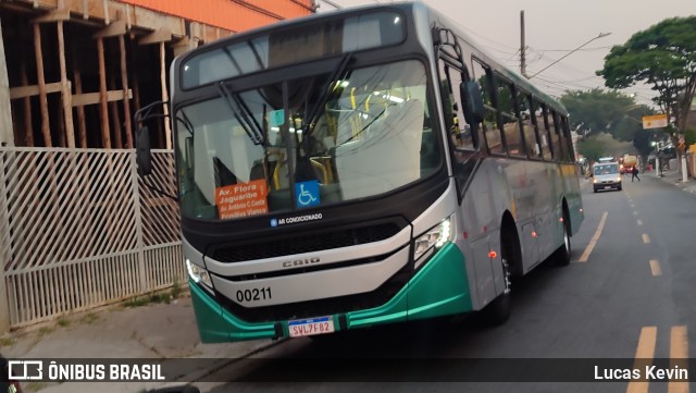 Auto Viação Urubupungá 00211 na cidade de Osasco, São Paulo, Brasil, por Lucas Kevin. Número da foto: #12403690.