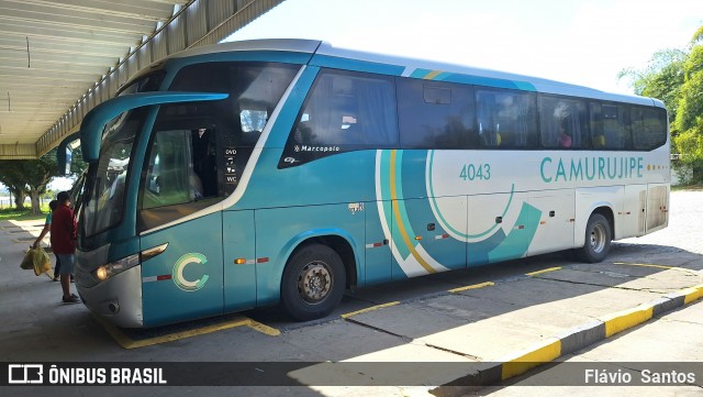 Auto Viação Camurujipe 4043 na cidade de Cruz das Almas, Bahia, Brasil, por Flávio  Santos. Número da foto: #12404121.