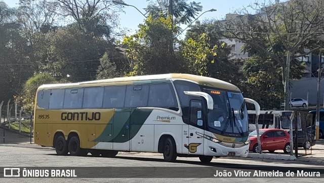 Empresa Gontijo de Transportes 19535 na cidade de Pouso Alegre, Minas Gerais, Brasil, por João Vitor Almeida de Moura. Número da foto: #12403982.