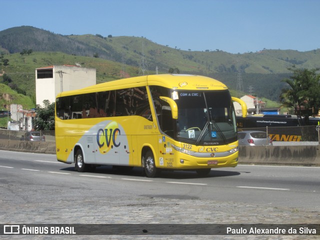 CVC Turismo 3122 na cidade de Aparecida, São Paulo, Brasil, por Paulo Alexandre da Silva. Número da foto: #12403127.
