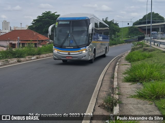 Viação Cometa 18551 na cidade de Campinas, São Paulo, Brasil, por Paulo Alexandre da Silva. Número da foto: #12403085.