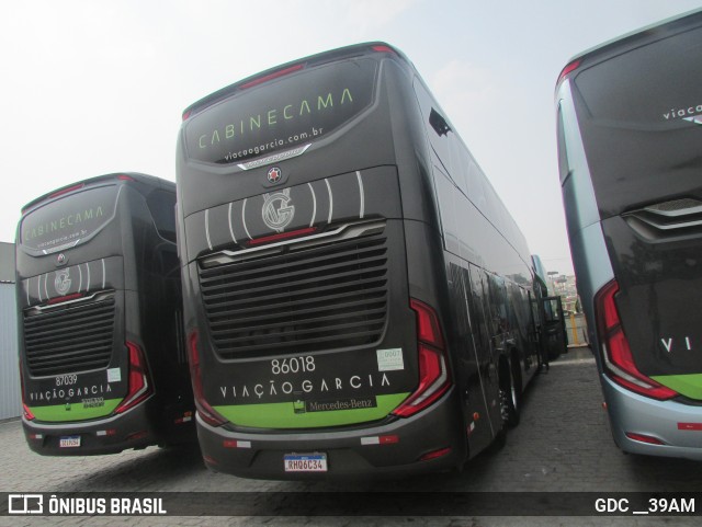 Viação Garcia 86018 na cidade de Curitiba, Paraná, Brasil, por GDC __39AM. Número da foto: #12403584.