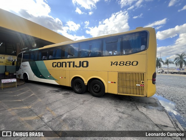 Empresa Gontijo de Transportes 14880 na cidade de Perdões, Minas Gerais, Brasil, por Leonardo Campos. Número da foto: #12404057.