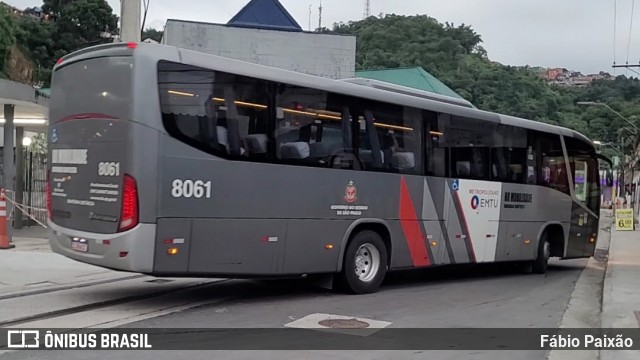 BR Mobilidade Baixada Santista 8061 na cidade de Santos, São Paulo, Brasil, por Fábio Paixão. Número da foto: #12403067.