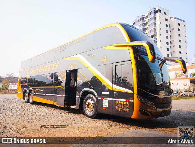 Auto Viação Gadotti 8030 na cidade de Indaial, Santa Catarina, Brasil, por Almir Alves. Número da foto: #12403765.