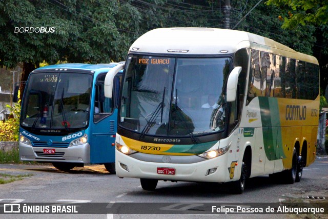 Empresa Gontijo de Transportes 18730 na cidade de Salvador, Bahia, Brasil, por Felipe Pessoa de Albuquerque. Número da foto: #12403722.