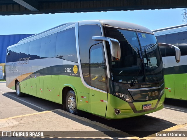 Turin Transportes 2210 na cidade de Ouro Branco, Minas Gerais, Brasil, por Daniel Gomes. Número da foto: #12402842.