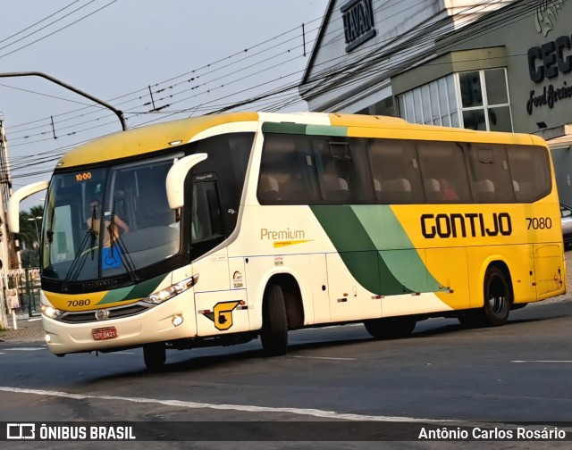 Empresa Gontijo de Transportes 7080 na cidade de Juiz de Fora, Minas Gerais, Brasil, por Antônio Carlos Rosário. Número da foto: #12402965.