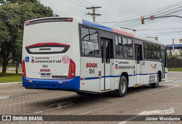 SOGIL - Sociedade de Ônibus Gigante Ltda. 184 na cidade de Porto Alegre, Rio Grande do Sul, Brasil, por Júnior Wandame. Número da foto: #12404317.