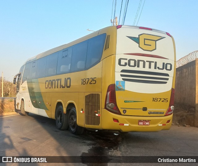 Empresa Gontijo de Transportes 18725 na cidade de Montes Claros, Minas Gerais, Brasil, por Cristiano Martins. Número da foto: #12402415.