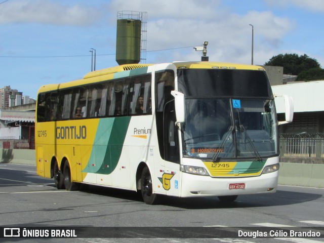Empresa Gontijo de Transportes 12745 na cidade de Belo Horizonte, Minas Gerais, Brasil, por Douglas Célio Brandao. Número da foto: #12403895.