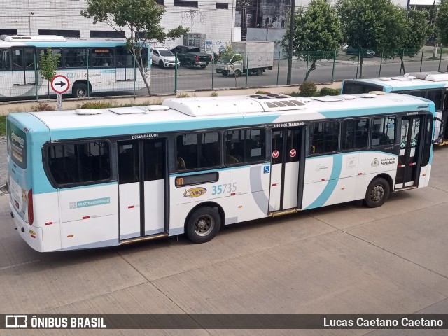 Rota Sol > Vega Transporte Urbano 35735 na cidade de Fortaleza, Ceará, Brasil, por Lucas Caetano. Número da foto: #12402390.
