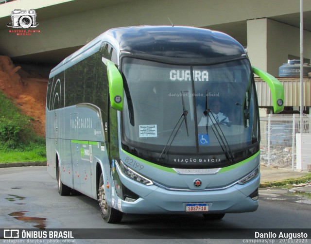 Viação Garcia 82199 na cidade de Campinas, São Paulo, Brasil, por Danilo Augusto. Número da foto: #12403714.