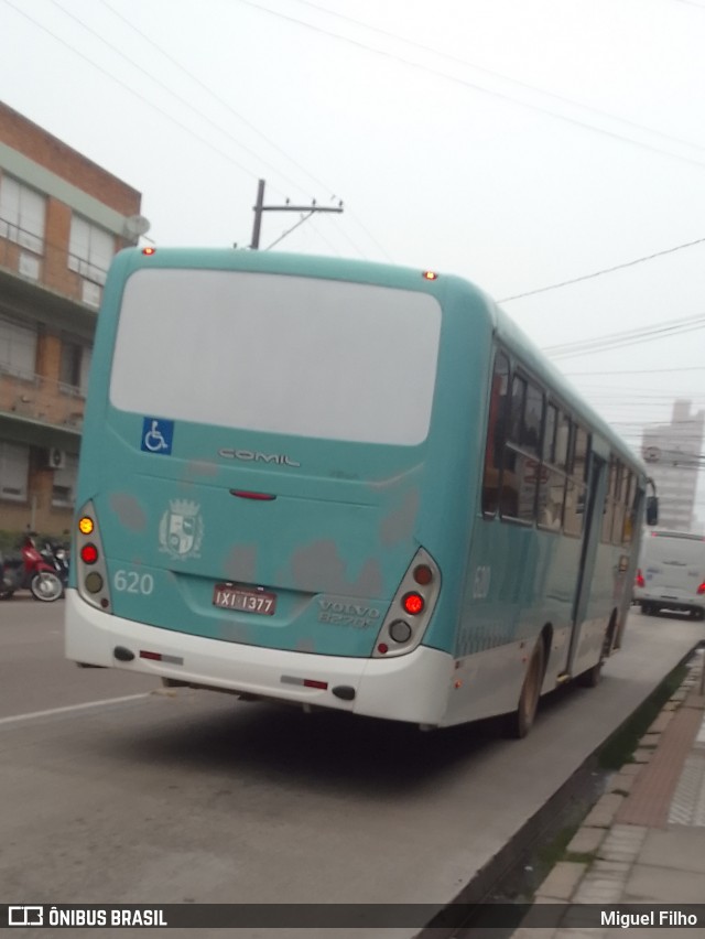 Transportes Santa Maria 620 na cidade de Pelotas, Rio Grande do Sul, Brasil, por Miguel Filho. Número da foto: #12401961.
