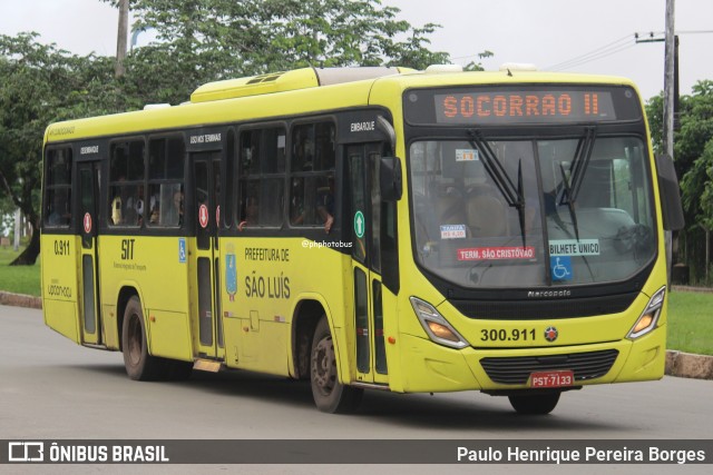 Viação Abreu 300.911 na cidade de São Luís, Maranhão, Brasil, por Paulo Henrique Pereira Borges. Número da foto: #12403411.
