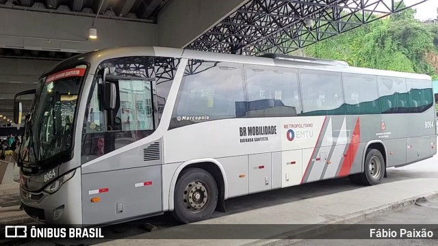 BR Mobilidade Baixada Santista 8064 na cidade de Santos, São Paulo, Brasil, por Fábio Paixão. Número da foto: #12403069.
