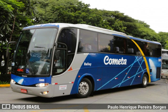 Viação Cometa 3203 na cidade de São Paulo, São Paulo, Brasil, por Paulo Henrique Pereira Borges. Número da foto: #12406027.
