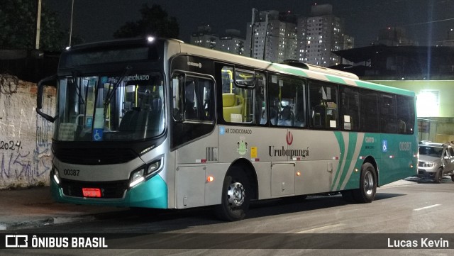 Auto Viação Urubupungá 00387 na cidade de Osasco, São Paulo, Brasil, por Lucas Kevin. Número da foto: #12404553.
