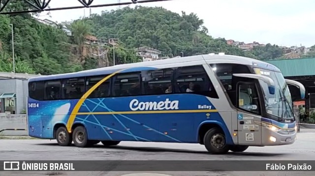 Viação Cometa 14134 na cidade de Santos, São Paulo, Brasil, por Fábio Paixão. Número da foto: #12404930.