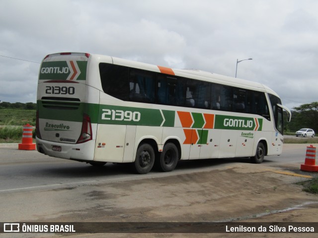 Empresa Gontijo de Transportes 21390 na cidade de Caruaru, Pernambuco, Brasil, por Lenilson da Silva Pessoa. Número da foto: #12405554.