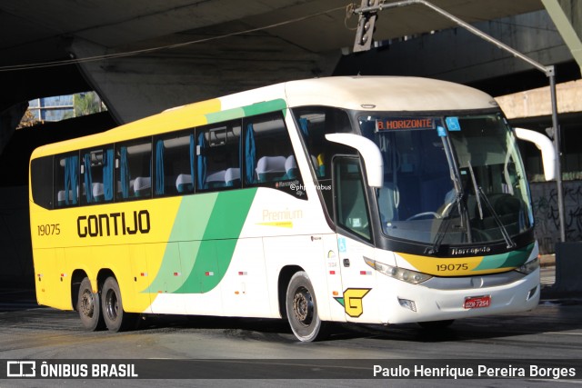Empresa Gontijo de Transportes 19075 na cidade de Belo Horizonte, Minas Gerais, Brasil, por Paulo Henrique Pereira Borges. Número da foto: #12406060.