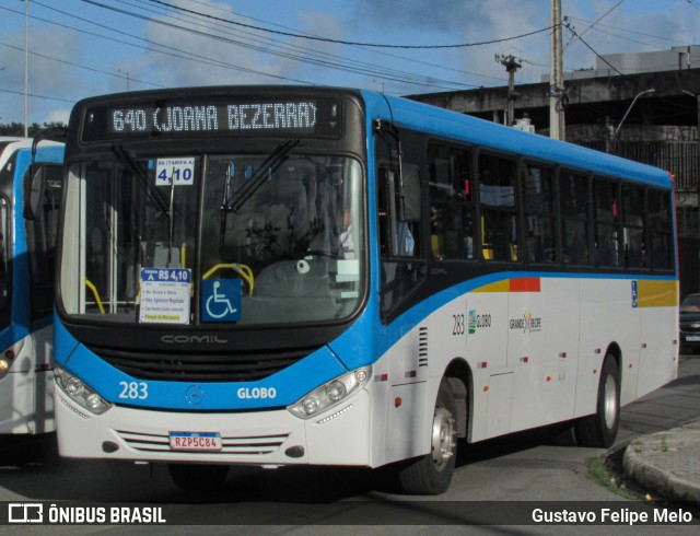 Transportadora Globo 283 na cidade de Recife, Pernambuco, Brasil, por Gustavo Felipe Melo. Número da foto: #12405023.