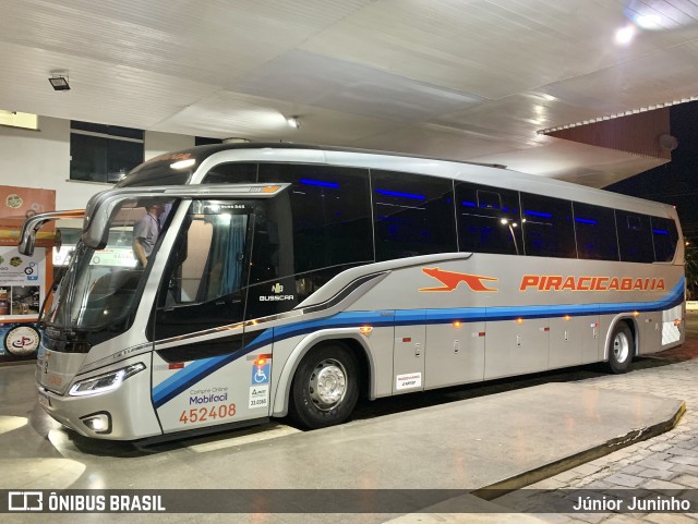 Viação Piracicabana 452408 na cidade de Garça, São Paulo, Brasil, por Júnior Juninho. Número da foto: #12406116.