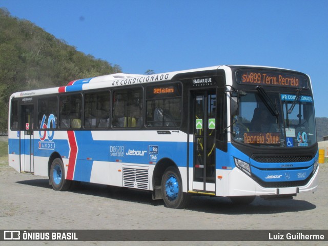 Auto Viação Jabour D86203 na cidade de Rio de Janeiro, Rio de Janeiro, Brasil, por Luiz Guilherme. Número da foto: #12405710.