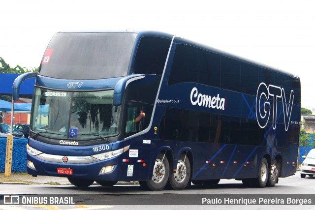 Viação Cometa 18300 na cidade de São Paulo, São Paulo, Brasil, por Paulo Henrique Pereira Borges. Número da foto: #12406036.