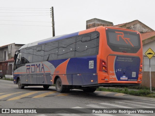 Roma Transportes 52481 na cidade de Rio Grande, Rio Grande do Sul, Brasil, por Paulo Ricardo  Rodrigues Villanova. Número da foto: #12405846.