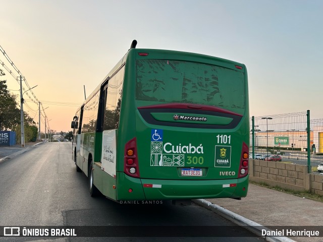 Viação Paraense Cuiabá Transportes 1101 na cidade de Cuiabá, Mato Grosso, Brasil, por Daniel Henrique. Número da foto: #12404877.