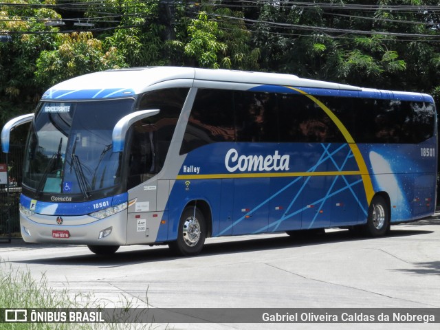 Viação Cometa 18501 na cidade de São Paulo, São Paulo, Brasil, por Gabriel Oliveira Caldas da Nobrega. Número da foto: #12405012.