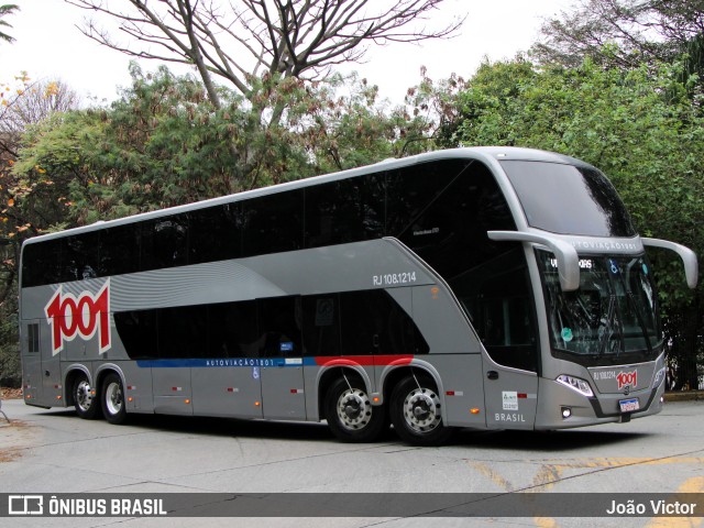 Auto Viação 1001 RJ 108.1214 na cidade de São Paulo, São Paulo, Brasil, por João Victor. Número da foto: #12405899.