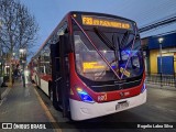 Buses Omega 6034 na cidade de Puente Alto, Cordillera, Metropolitana de Santiago, Chile, por Rogelio Labra Silva. Número da foto: #12404537.
