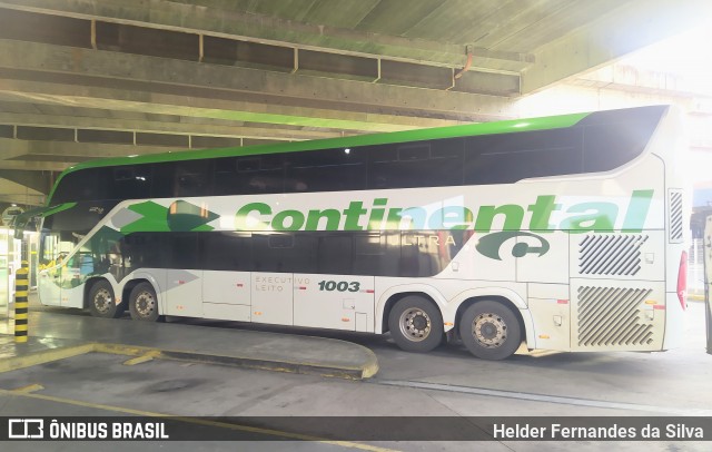 Viação Continental de Transportes 1003 na cidade de Campinas, São Paulo, Brasil, por Helder Fernandes da Silva. Número da foto: #12407404.