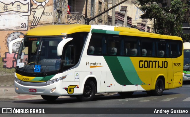 Empresa Gontijo de Transportes 7055 na cidade de Belo Horizonte, Minas Gerais, Brasil, por Andrey Gustavo. Número da foto: #12408680.