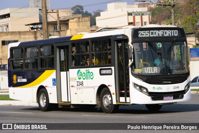 Viação Elite 2348 na cidade de Volta Redonda, Rio de Janeiro, Brasil, por Paulo Henrique Pereira Borges. Número da foto: #12407282.
