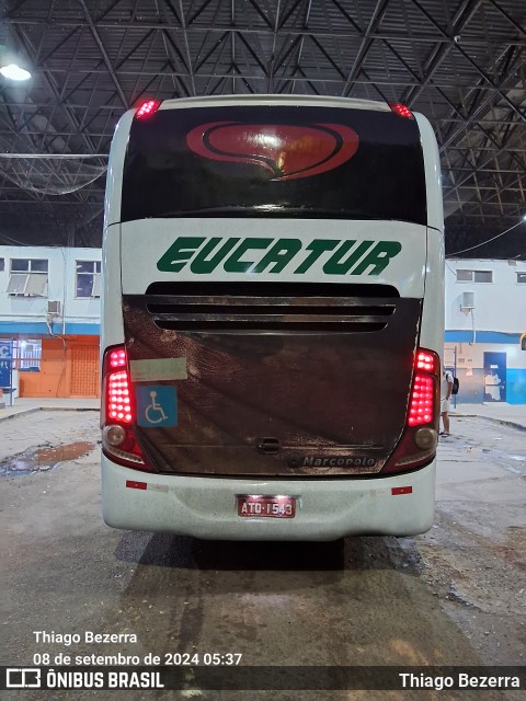 Eucatur - Empresa União Cascavel de Transportes e Turismo 4712 na cidade de Manaus, Amazonas, Brasil, por Thiago Bezerra. Número da foto: #12406652.