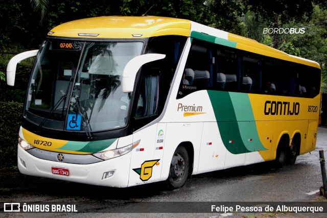 Empresa Gontijo de Transportes 18720 na cidade de Salvador, Bahia, Brasil, por Felipe Pessoa de Albuquerque. Número da foto: #12408328.