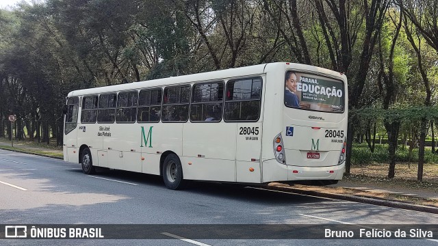 Viação Marumbi 28045 na cidade de Curitiba, Paraná, Brasil, por Bruno  Felício da Silva. Número da foto: #12408073.