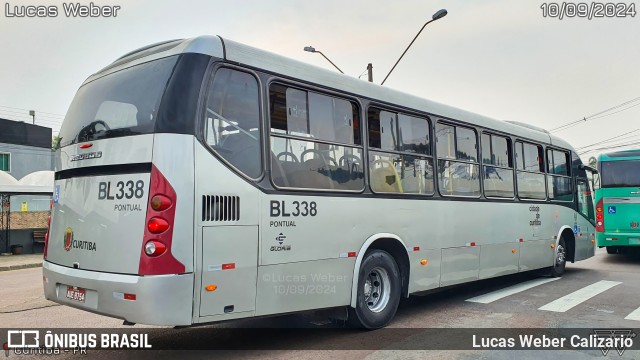 Transporte Coletivo Glória BL338 na cidade de Curitiba, Paraná, Brasil, por Lucas Weber Calizario. Número da foto: #12407745.