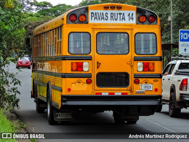 Autotransportes Pavas 00 na cidade de Mata Redonda, San José, San José, Costa Rica, por Andrés Martínez Rodríguez. Número da foto: #12407705.
